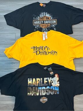 Harley-Davidson Lot of 3 NWT Size 3X  All LAs Vegas
